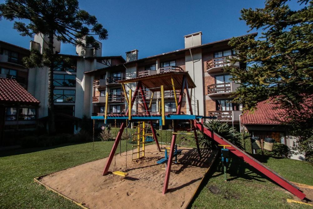 Flat No Residencial Pousada Serrano Centro Gramado Exteriör bild